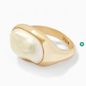 Stella & Dot Pearl Ring- New! Size 9